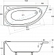 Besco Акриловая ванна Mini 150x70 L – картинка-6